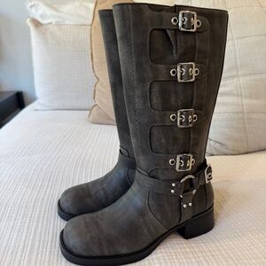 JUSTFAB BIKER BOOTS